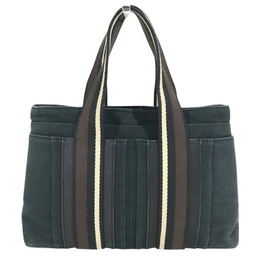 HERMES Trocahorizondal PM Tote Bag shoulder bag Tote Bag Canvas Navy Used