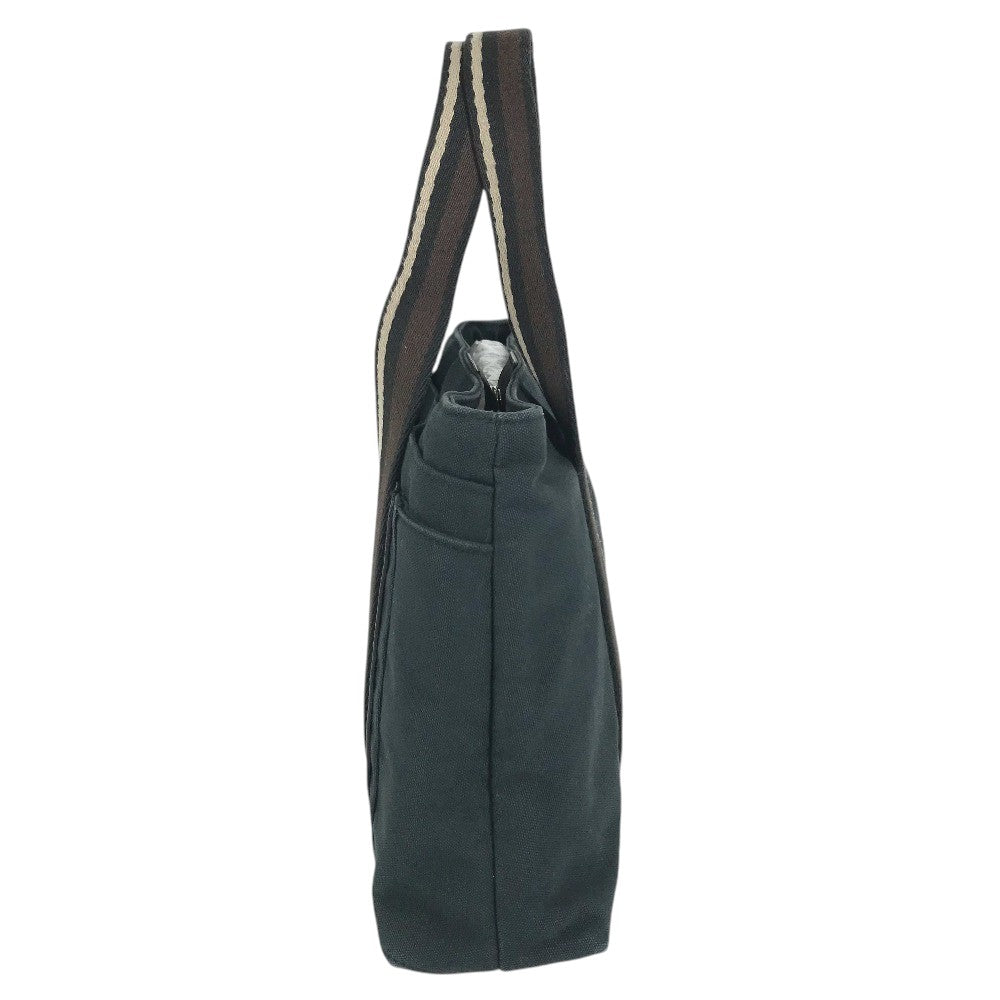 HERMES Trocahorizondal PM Tote Bag shoulder bag Tote Bag Canvas Navy Used