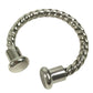 BVLGARI Silver925 Twist Key Holder Key ring SV925 Silver Used