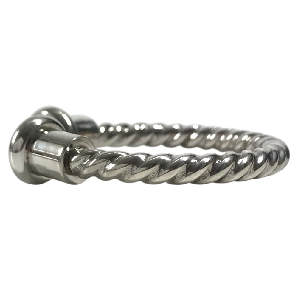 BVLGARI Silver925 Twist Key Holder Key ring SV925 Silver Used