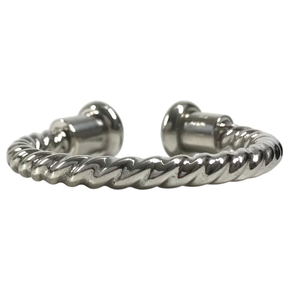 BVLGARI Silver925 Twist Key Holder Key ring SV925 Silver Used