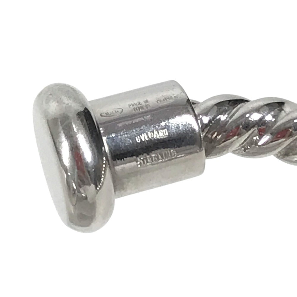 BVLGARI Silver925 Twist Key Holder Key ring SV925 Silver Used