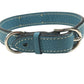 HERMES pet color Kelly collar Dog Animal Collar Leather blue/Silver Used