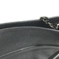 BVLGARI logo Shoulder Bag, Shoulder Bag, Double Chain Tote Bag Leather Black Used
