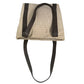 BVLGARI Logo mania Tote bag, canvas, shoulder bag Shoulder Bag Leather/Canvas Beige Used