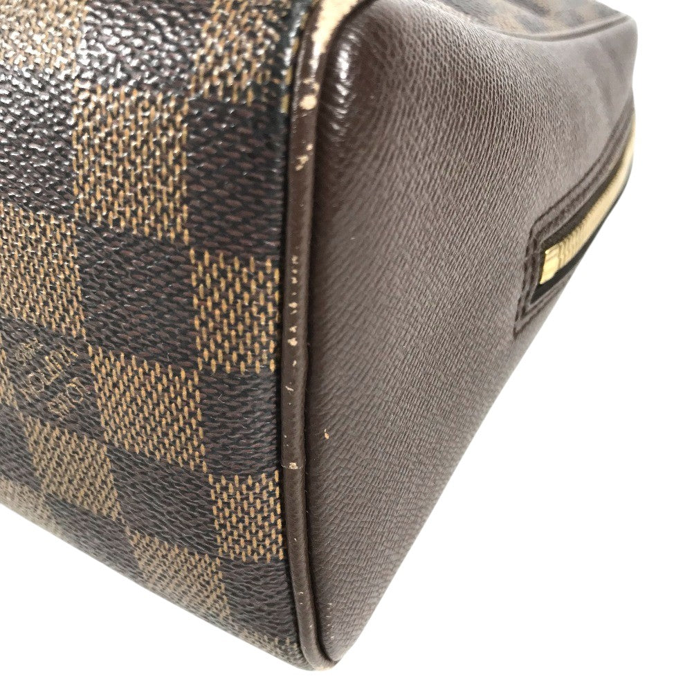 LOUIS VUITTON N51150 Damier Brera Bag Hand Bag Damier Canvas Ebene Brown Used