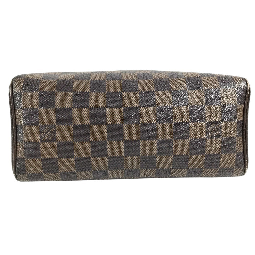 LOUIS VUITTON N51150 Damier Brera Bag Hand Bag Damier Canvas Ebene Brown Used