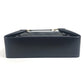 HERMES vintage Vanity bag bag pouch Hand Bag Leather Navy Used