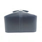 HERMES vintage Vanity bag bag pouch Hand Bag Leather Navy Used