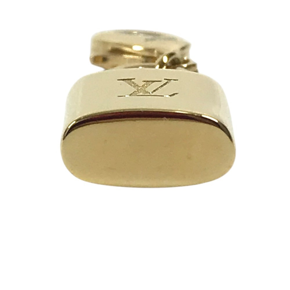 LOUIS VUITTON 不明 LV logo padlock charm Key Holder, Bag Charm, Pendant Top, Accessory, Necklace charm Metal Gold Used