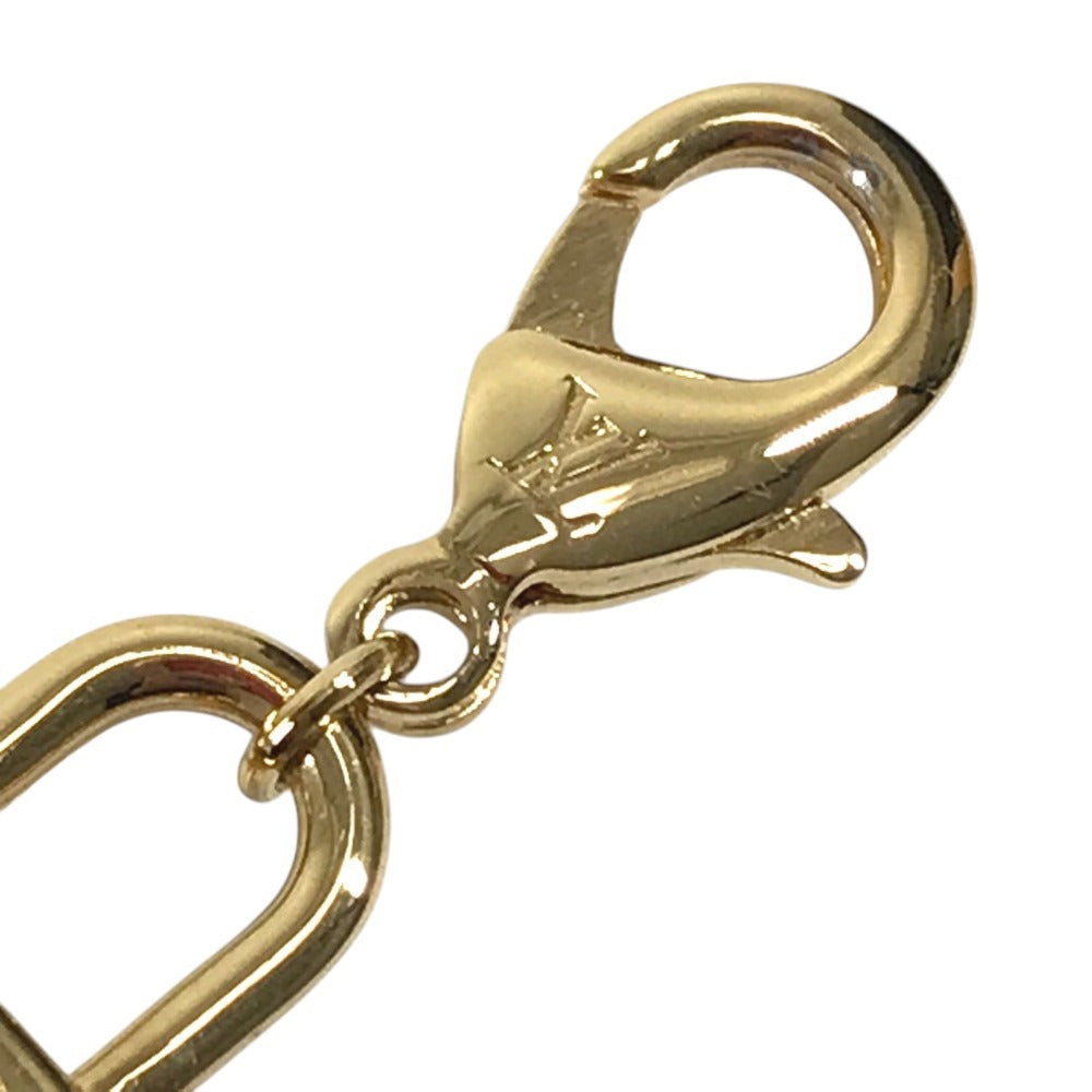 LOUIS VUITTON 不明 LV logo padlock charm Key Holder, Bag Charm, Pendant Top, Accessory, Necklace charm Metal Gold Used