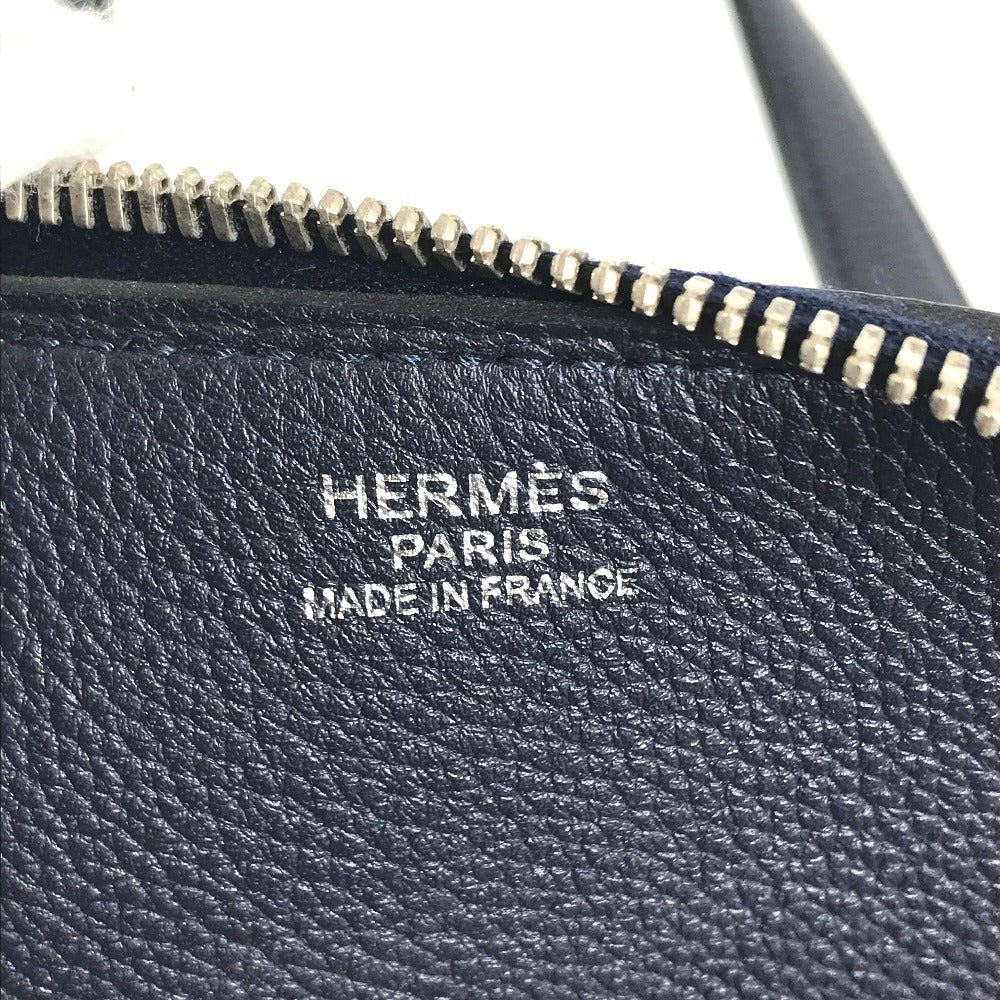 HERMES Warago Cabin 35 Warago Cabin 35 Bag, Handbag, Shoulder Bag, Business Bag Duffle Bag Togo Navy/SilverHardware Used