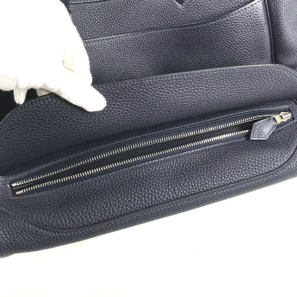 HERMES Warago Cabin 35 Warago Cabin 35 Bag, Handbag, Shoulder Bag, Business Bag Duffle Bag Togo Navy/SilverHardware Used
