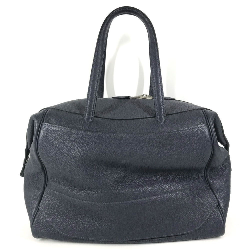 HERMES Warago Cabin 35 Warago Cabin 35 Bag, Handbag, Shoulder Bag, Business Bag Duffle Bag Togo Navy/SilverHardware Used