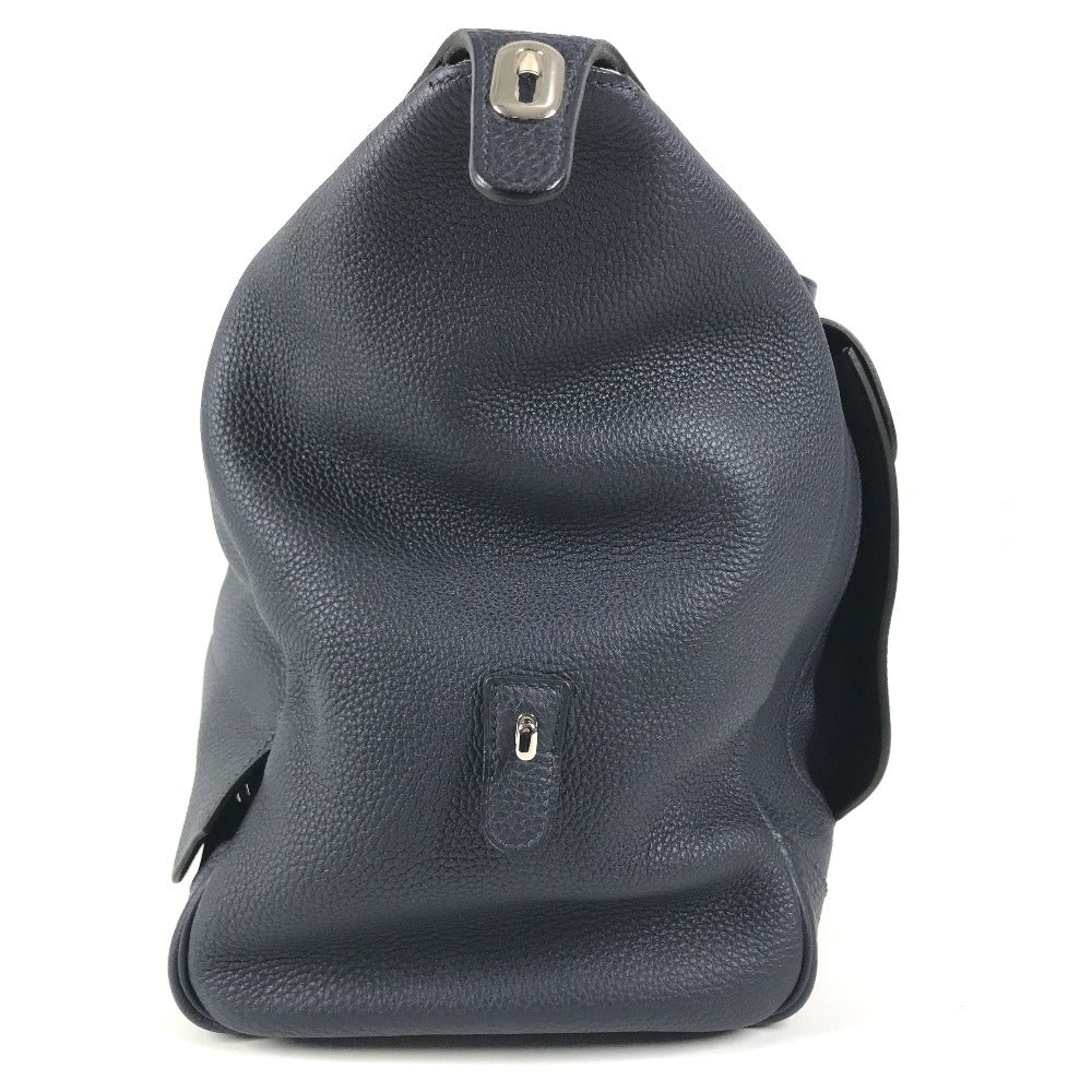 HERMES Warago Cabin 35 Warago Cabin 35 Bag, Handbag, Shoulder Bag, Business Bag Duffle Bag Togo Navy/SilverHardware Used