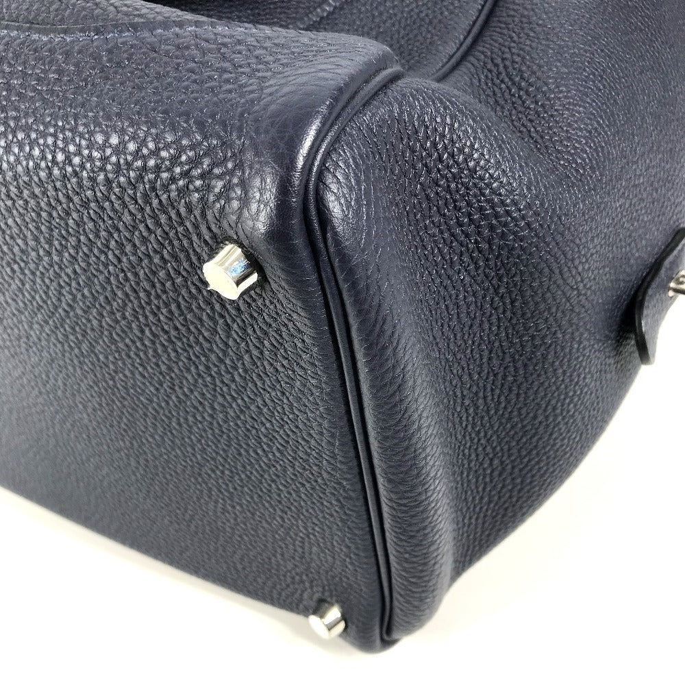 HERMES Warago Cabin 35 Warago Cabin 35 Bag, Handbag, Shoulder Bag, Business Bag Duffle Bag Togo Navy/SilverHardware Used