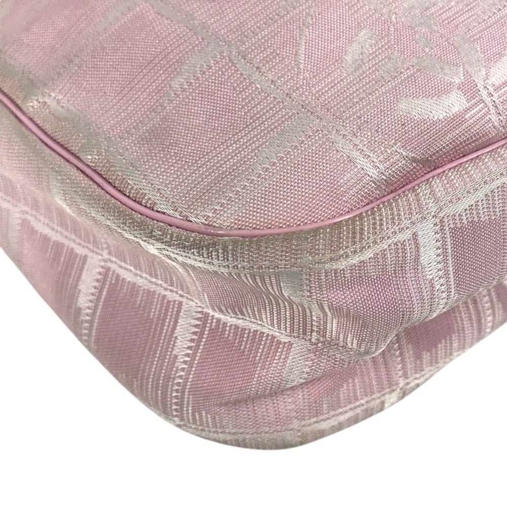 CHANEL New travel line CC CC Mark logo Bags Hand Bags Accessory Pouches Shoulder Bag pink Used