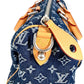 LOUIS VUITTON M27556 Monogram Flower Denim Speedy Bandouliere 30 Bags Mini Duffle Bag Tote Bag Hand Bag MonogramDenim blue Used