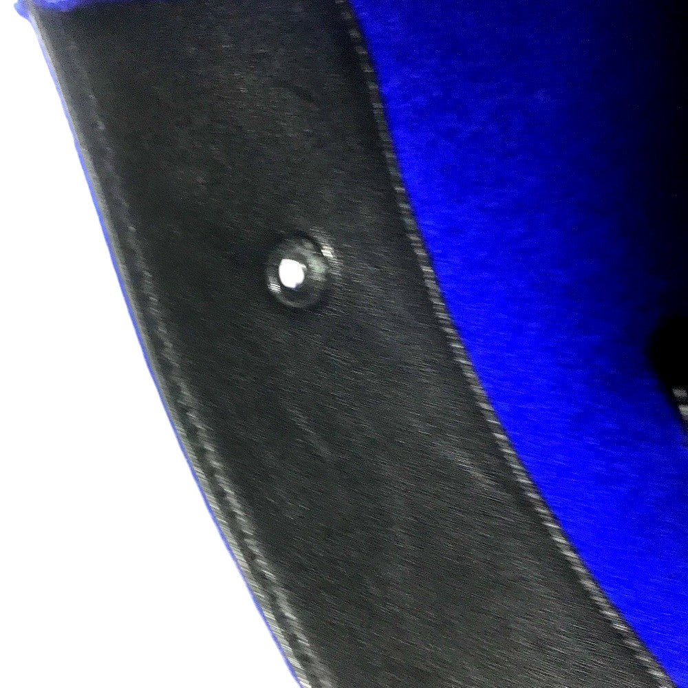 SAINT LAURENT PARIS 509415 RIVE GAUCHE Bag Shoulder Bag Tote Bag felt / Leather blue/Black Used