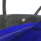 SAINT LAURENT PARIS 509415 RIVE GAUCHE Bag Shoulder Bag Tote Bag felt / Leather blue/Black Used