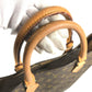 LOUIS VUITTON M51140 Monogram Sac Plat old model Tote Bag Vertical Tote Hand Bag MonogramCanvas Brown Used