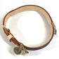 LOUIS VUITTON GI1215 Monogram Dog collar PM Dog collar PM Dog Collar Pet Dog Collar MonogramCanvas Brown Used