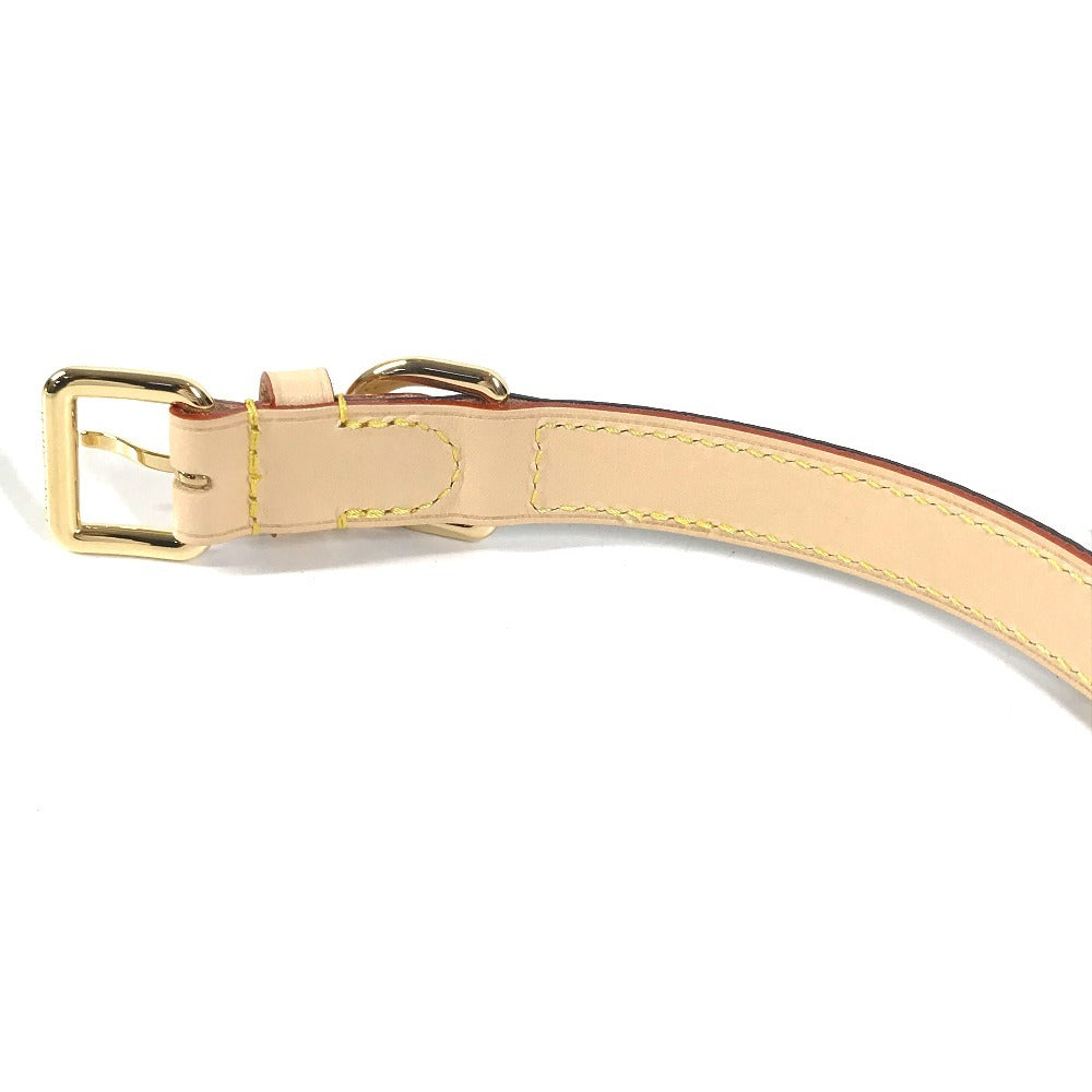 LOUIS VUITTON GI1215 Monogram Dog collar PM Dog collar PM Dog Collar Pet Dog Collar MonogramCanvas Brown Used
