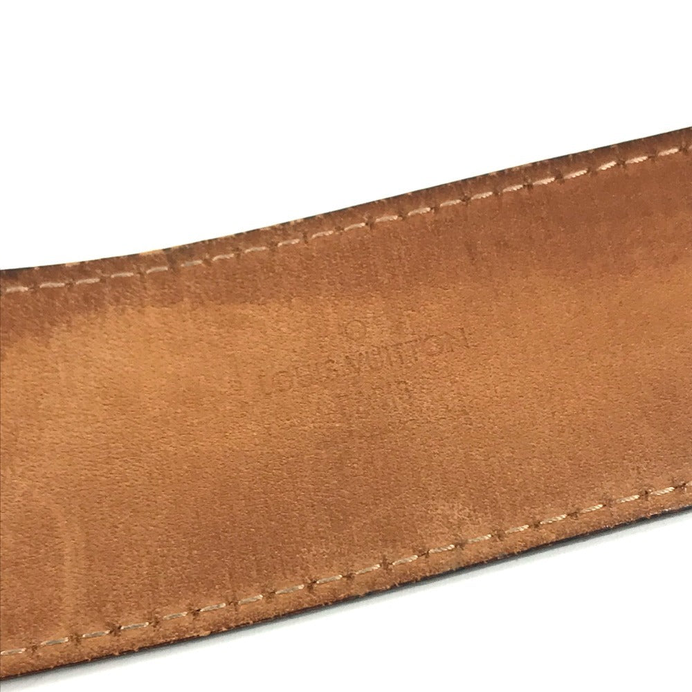 LOUIS VUITTON M9608V Monogram Ceinture Initial Accessory buckle LV logo belt MonogramCanvas Brown Used