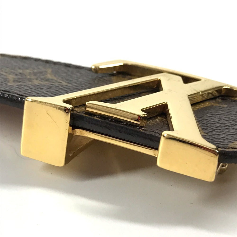 LOUIS VUITTON M9608V Monogram Ceinture Initial Accessory buckle LV logo belt MonogramCanvas Brown Used