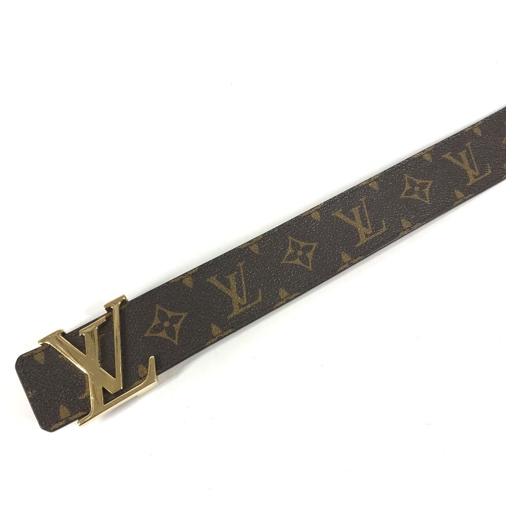 LOUIS VUITTON M9608V Monogram Ceinture Initial Accessory buckle LV logo belt MonogramCanvas Brown Used