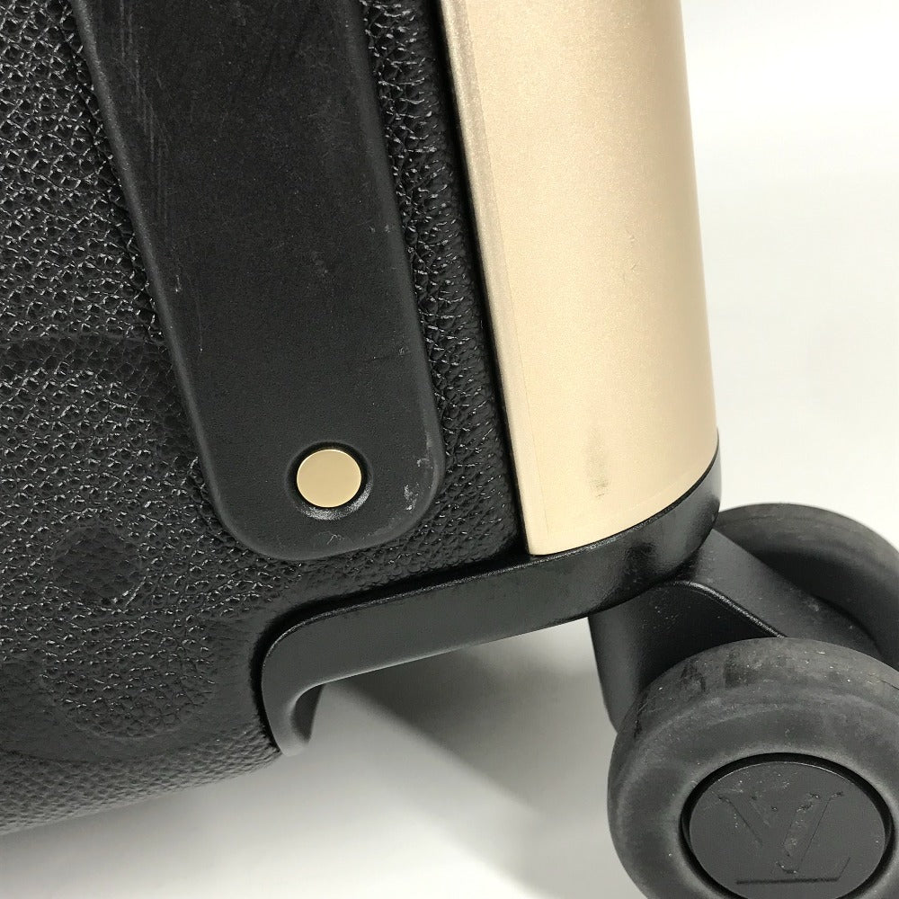 LOUIS VUITTON M13783 Monogram Giant Embossed suitcase horizon 55 Suitcase, 4-wheel travel bag Carry Bag Leather Black Used