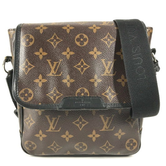 LOUIS VUITTON M56717 MonogramMacassar Bus PM Bus PM Pochette Bag Flap Crossbody Shoulder Bag MonogramMacassarCanvas Brown/Black Used