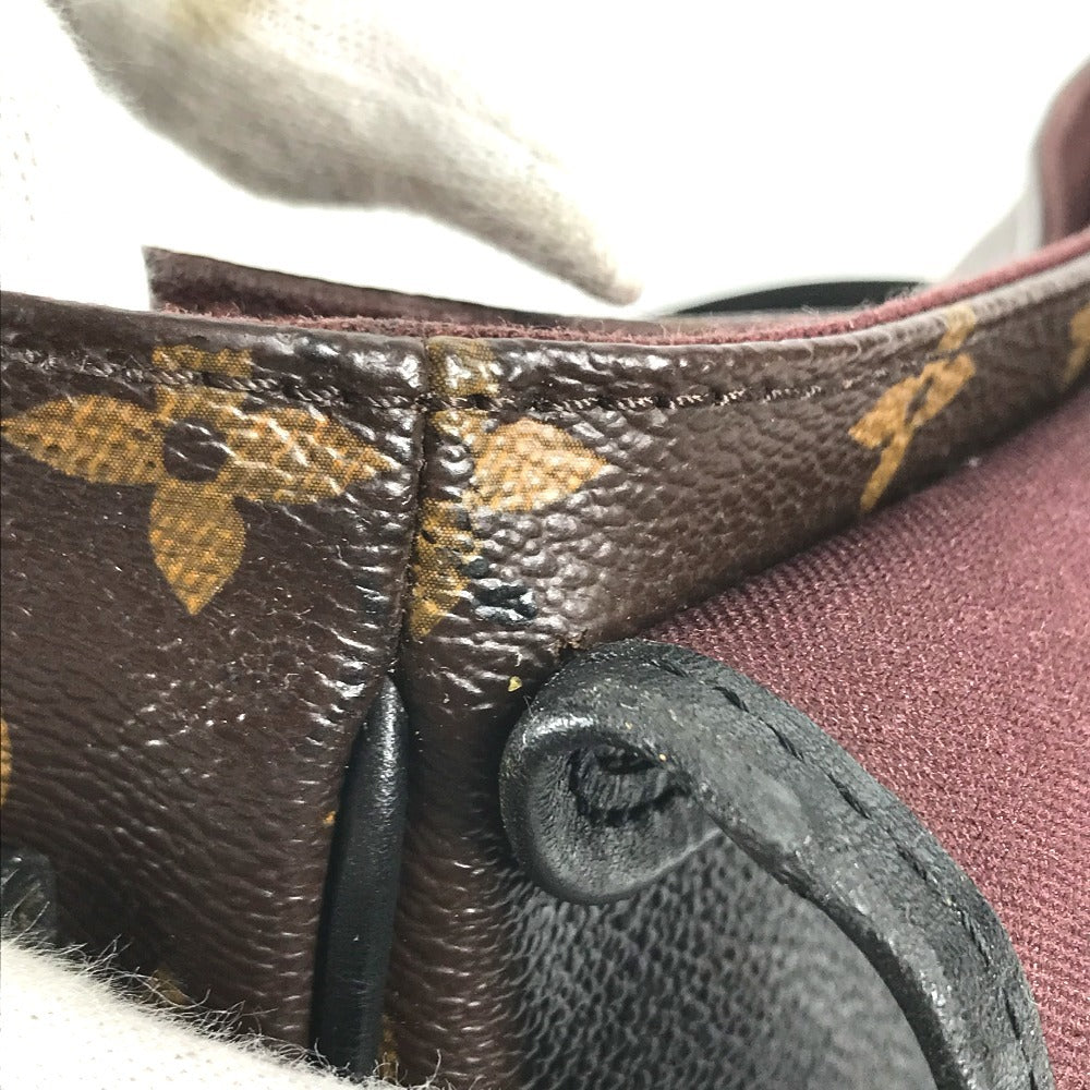 LOUIS VUITTON M56717 MonogramMacassar Bus PM Bus PM Pochette Bag Flap Crossbody Shoulder Bag MonogramMacassarCanvas Brown/Black Used