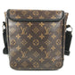 LOUIS VUITTON M56717 MonogramMacassar Bus PM Bus PM Pochette Bag Flap Crossbody Shoulder Bag MonogramMacassarCanvas Brown/Black Used