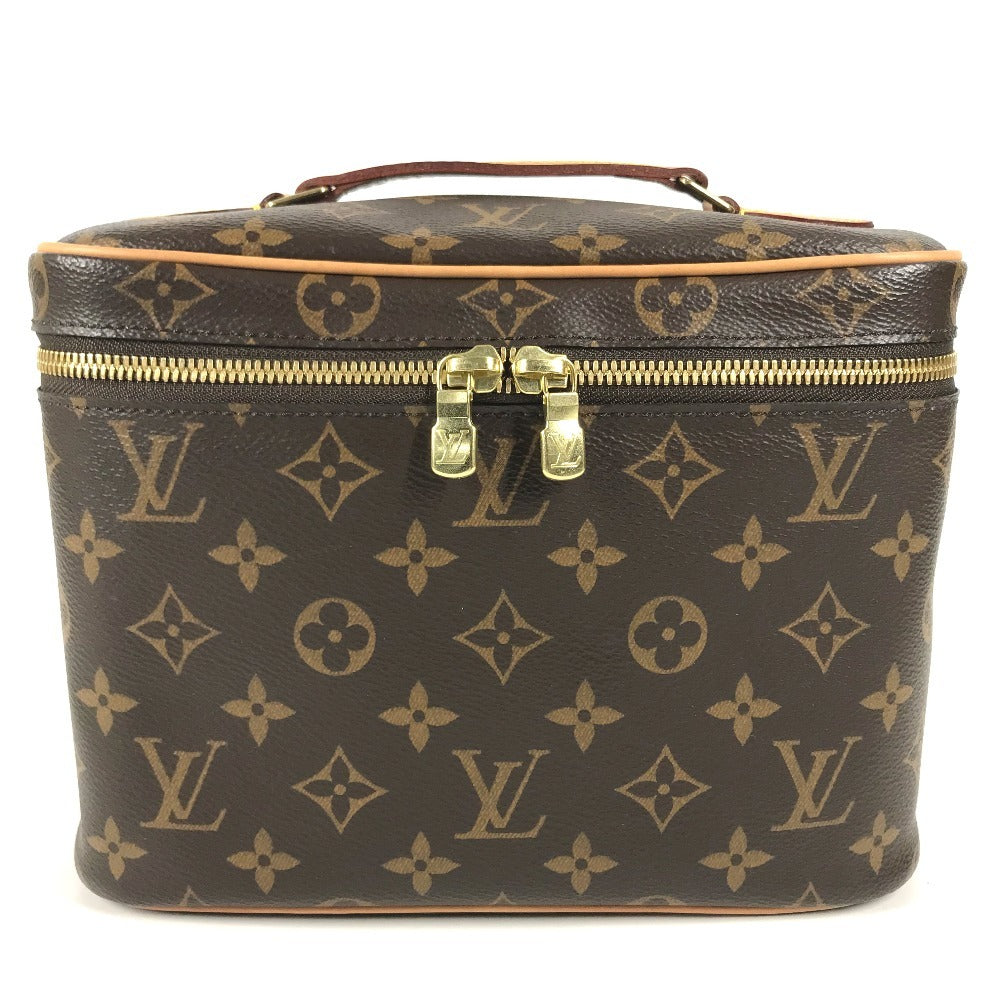 LOUIS VUITTON M42265 Monogram Nice BB Nice BB Bag, pouch, makeup box, box Hand Bag MonogramCanvas Brown Used