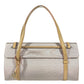 CARTIER Cabochon Logo Bag 2WAY Bag Shoulder Bag Hand Bag Canvas / Patent Leather BeigeBased/Pink BeigeBased Used
