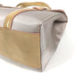 CARTIER Cabochon Logo Bag 2WAY Bag Shoulder Bag Hand Bag Canvas / Patent Leather BeigeBased/Pink BeigeBased Used