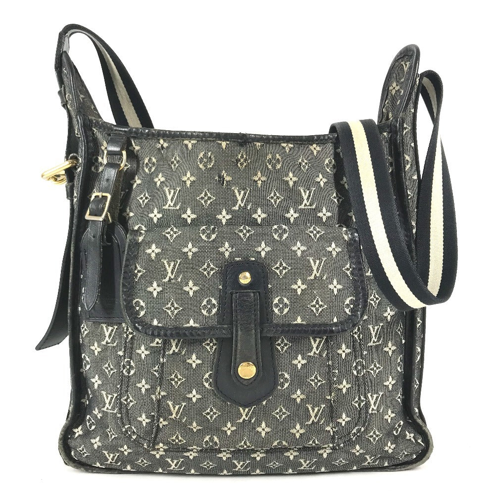 LOUIS VUITTON M92324 Monogram mini Bussus Marie Kate Bag Crossbody Shoulder Bag Monogram Mini Canvas Navy Used