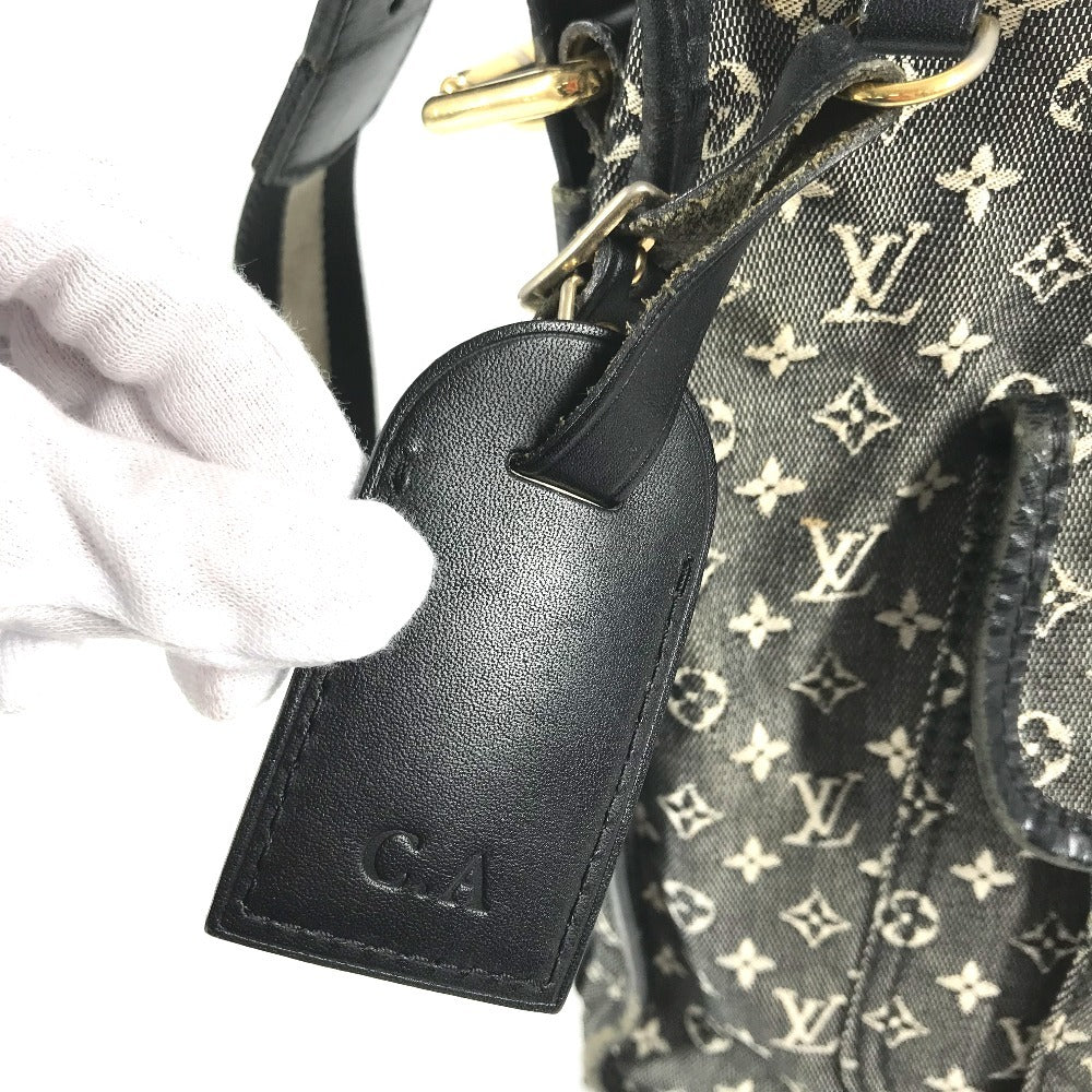 LOUIS VUITTON M92324 Monogram mini Bussus Marie Kate Bag Crossbody Shoulder Bag Monogram Mini Canvas Navy Used