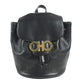 Salvatore Ferragamo Gancini Logo Mini Backpack bag backpack Backpack Leather Black/Gold Used