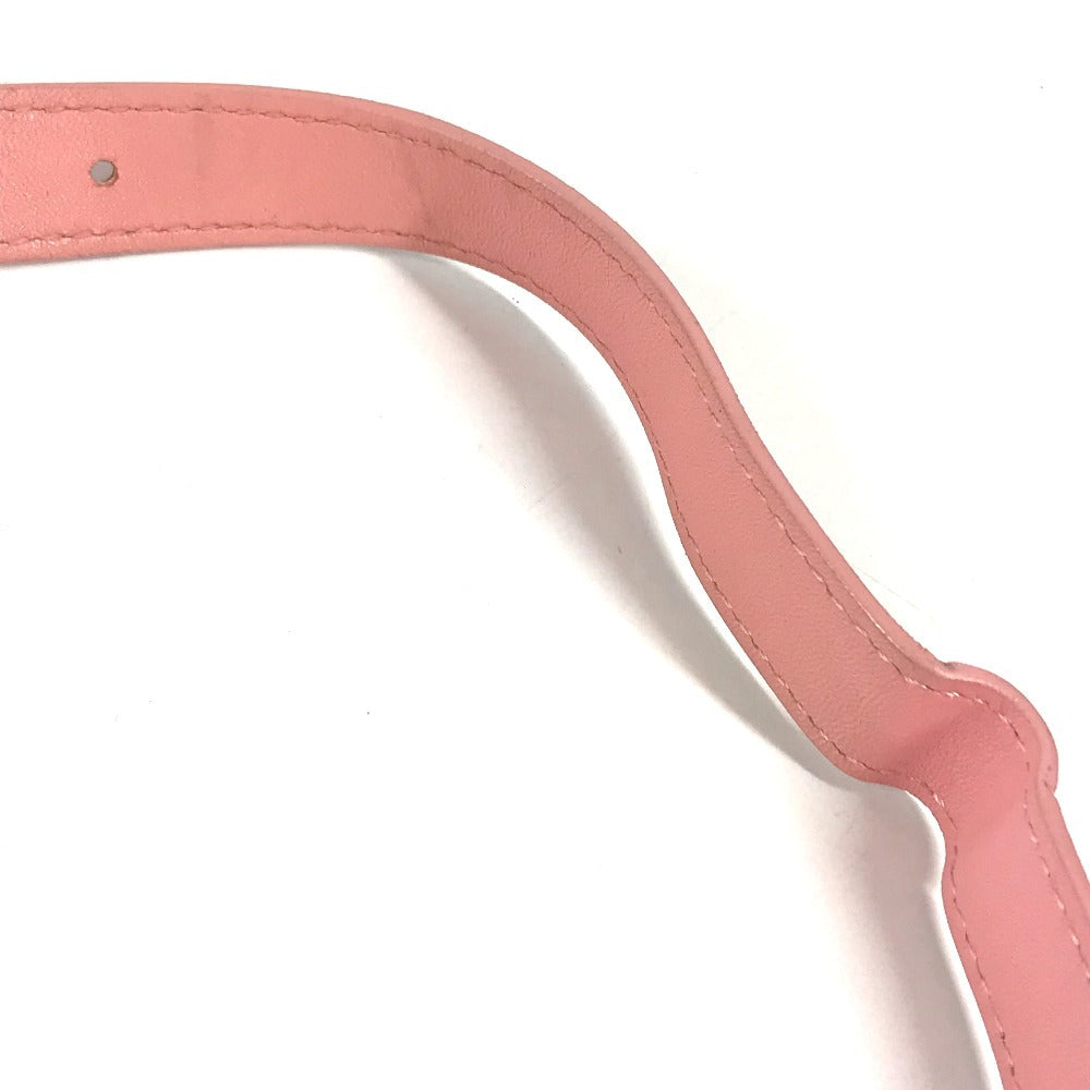 CHANEL Chain Belt Bag Waist Pouch CC CC Mark Bag Cross Quilted Matelasse body bag Leather pink/GoldHardware Used