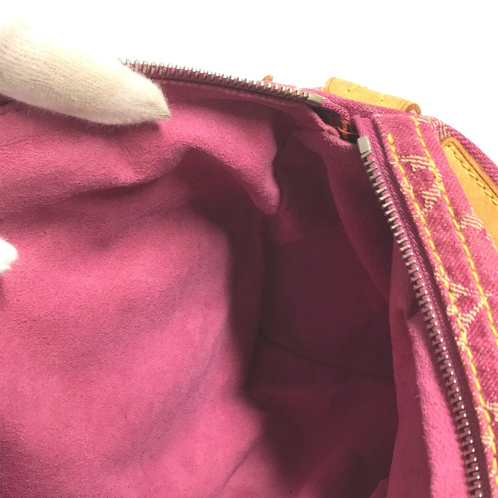LOUIS VUITTON M95214 MonogramDenim Neo Speedy Size Mini Duffle Bag Hand Bag Monogram Denim Canvas pink Used