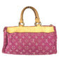 LOUIS VUITTON M95214 MonogramDenim Neo Speedy Size Mini Duffle Bag Hand Bag Monogram Denim Canvas pink Used