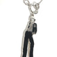 CHANEL 03P Mademoiselle CC CC Mark Accessories Necklace Metal Black/Silver Used