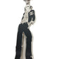 CHANEL 03P Mademoiselle CC CC Mark Accessories Necklace Metal Black/Silver Used