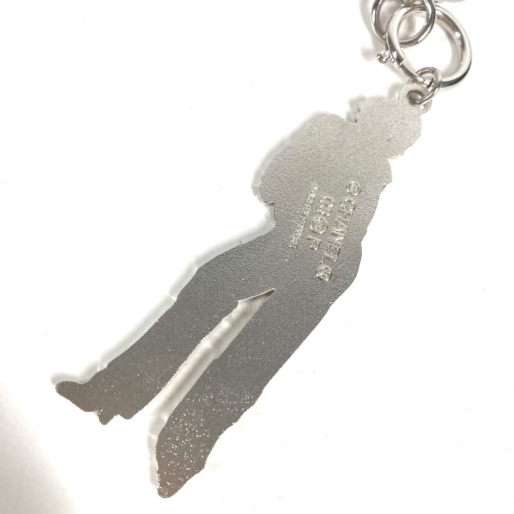 CHANEL 03P Mademoiselle CC CC Mark Accessories Necklace Metal Black/Silver Used