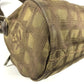 CHANEL New travel line Cylindrical CC CC Mark logo Vintage Chanel shoulder bag. Shoulder Bag Leather / Nylon khaki Used