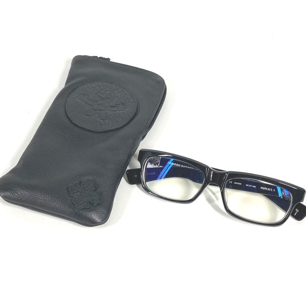 CHROME HEARTS FOTI.H.T 1 Logo Fotti glasses glasses glasses Plastic Black Used