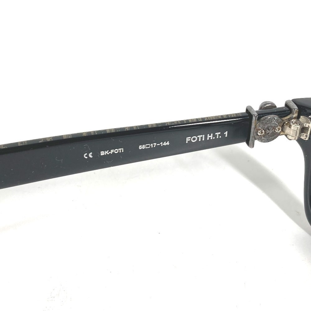 CHROME HEARTS FOTI.H.T 1 Logo Fotti glasses glasses glasses Plastic Black Used