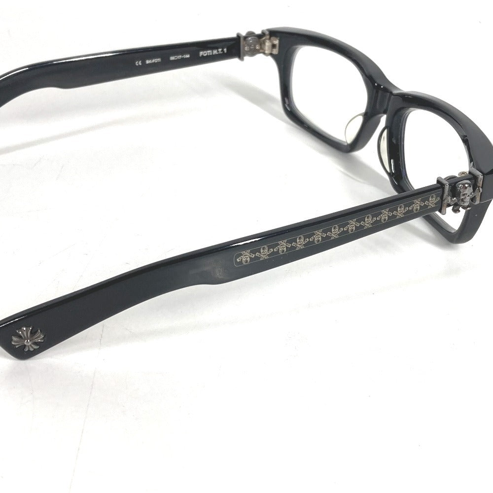 CHROME HEARTS FOTI.H.T 1 Logo Fotti glasses glasses glasses Plastic Black Used